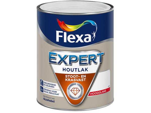 Flexa Expert Lak Hoogglans Zilvergrijs – 0,75 L