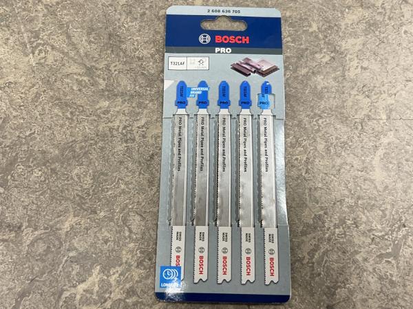 6x Bosch Pro decoupeerzaablad T321AF 5-pack Speed for Metal
