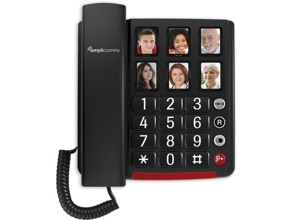 Amplicomms BT40 Zwart vaste lijn