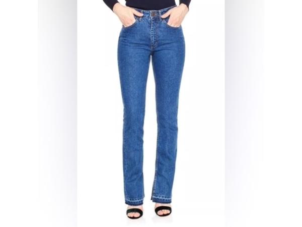 Sandro Viky Maat 36 Straight Leg Jeans met Split