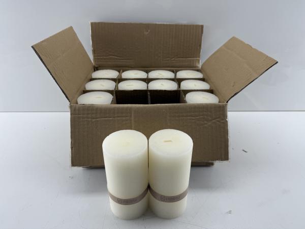 12x Essentials | Witte Kaarsen 7x14 cm