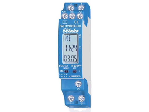Eltako S2U12DDX-UC DIN rail mount timer 230 V