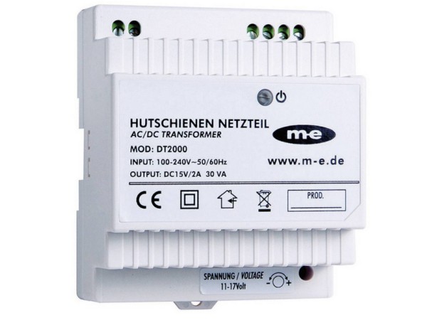 m-e modern-electronics DIN-rail netvoeding voor Deurintercom1