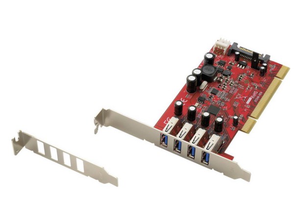 Renkforce 4 poorten USB 3.2 1st Gen controller kaart