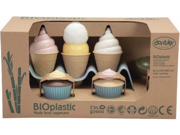 Dantoy Bio Speelgoed ijsjes set
