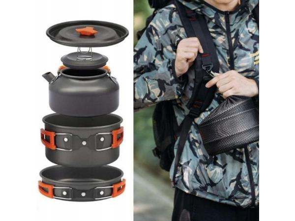 Camping pannenset outdoor kookset