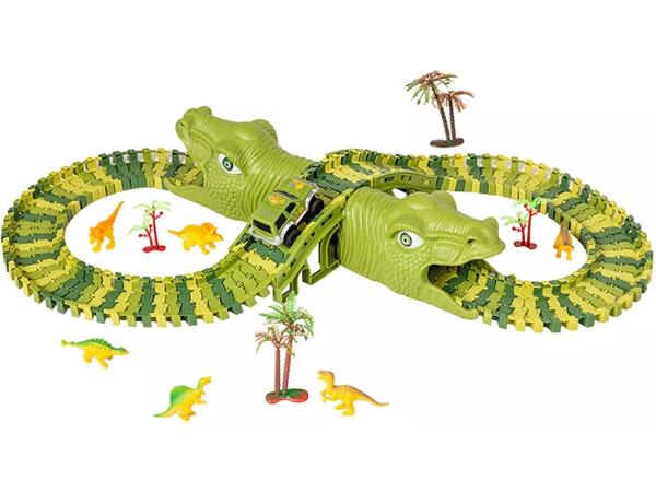 iBello Dinosaurus racebaan met dinosaurus figuren
