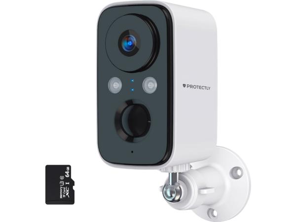 Beveiligingscamera Draadloos Buiten – 2K HD 3MP wit