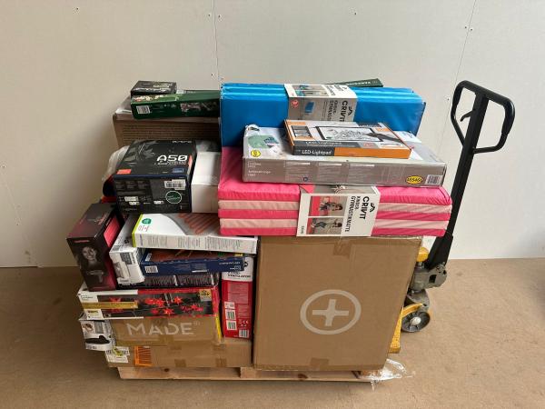 Mixpallet retourproducten afkomstig van grote retailers #1