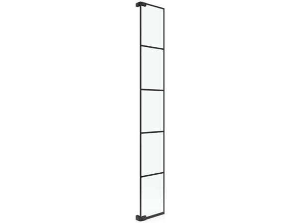 Alterna draaideel scharnier links Free Mix mat zwart