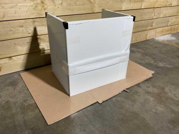 Detremmerie onderkast 2-lades 60x59cm Rocco mat wit