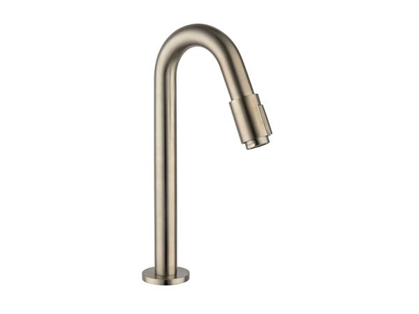 Alterna tapkraan staand 27cm Piccolo geborsteld nikkel