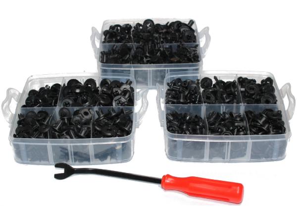 Automotive autoclipset 630-delig incl. demontagtang