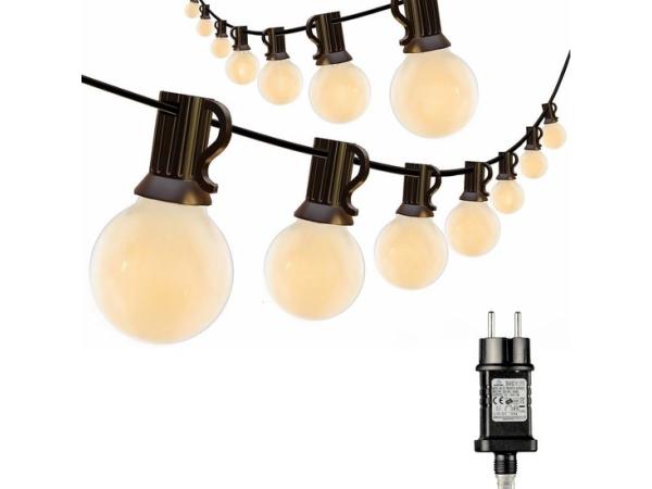 JPro Frigus 20 Warm/Wit Lichtsnoer op Netstroom 5 Meter