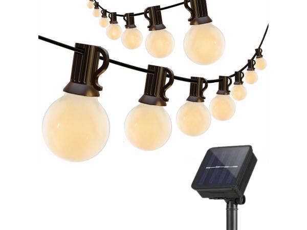 JPro Frigus 20 Warm/Wit Lichtsnoer op Zonne-Energie 5 Meter