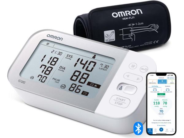 OMRON X7 Smart Bloeddrukmeter Bovenarm met Hartslagmeter