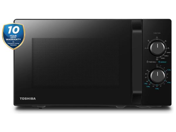 Toshiba MW2-MG20PF(BK) - Vrijstaande magnetron met Grill