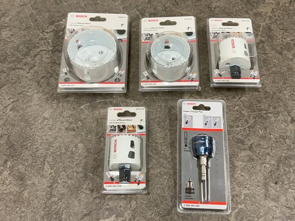 Bosch gatzagen ø57-86mm met opnameschacht set 5-delig