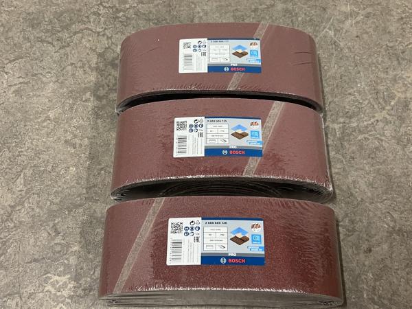 Bosch Pro bandschuurpapier 100x610mm set 3-delig