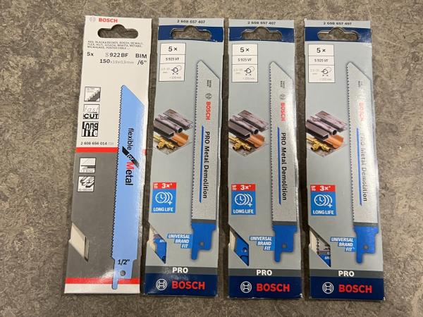 Bosch reciprozaag set 4-delig Metal