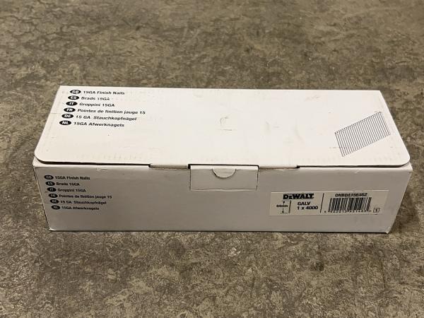 4x DeWalt brads 64mm 4000-pack DNBDA1564GZ