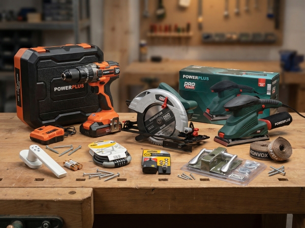 Verzendveiling | PowerPlus gereedschap & Yale sloten