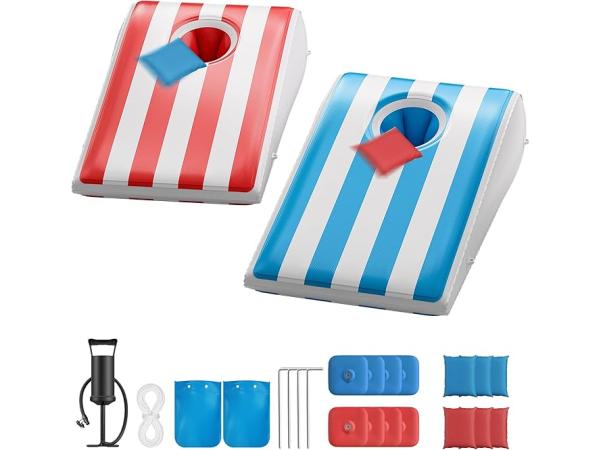 QPAU Opblaasbare Cornhole Board Set 