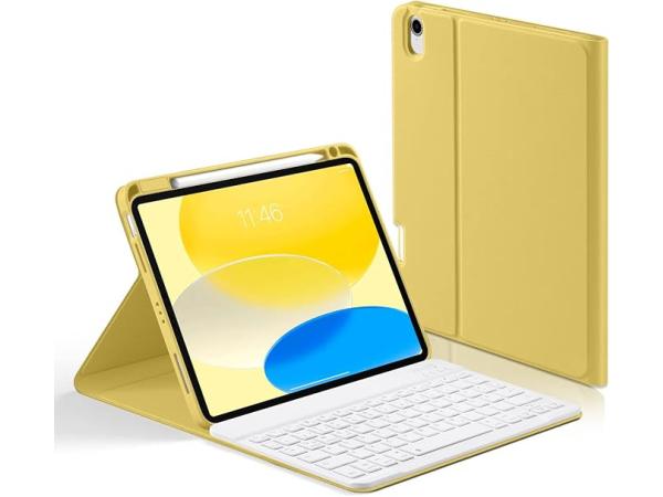 Laetass BT toetsenbord QWERTY +hoes iPad 10,9"