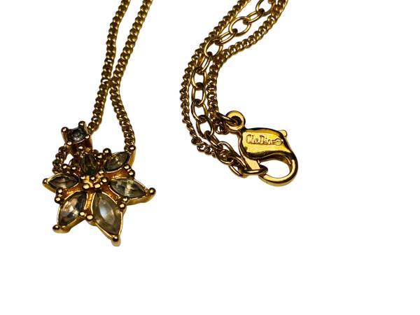 Vintage Christian Dior | Crystal Necklace | Gold Plated