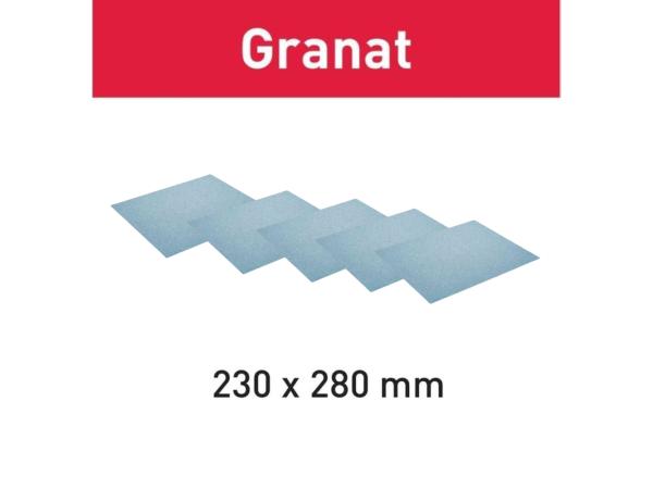 5X Festool Accessoires 201266 Schuurpapier 230x280 P400 