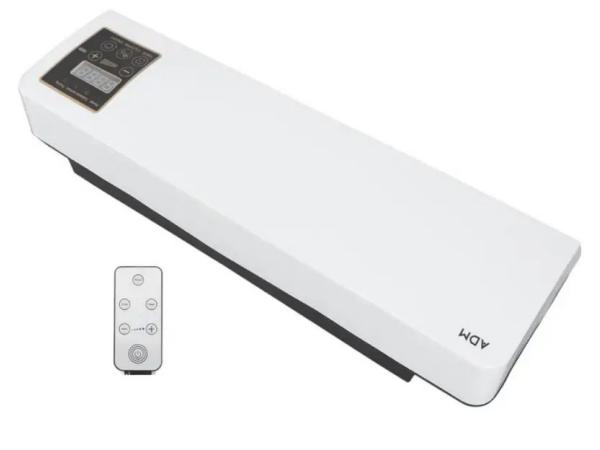 ADM  Wandverwarming en koelventilator met afstandsbediening 