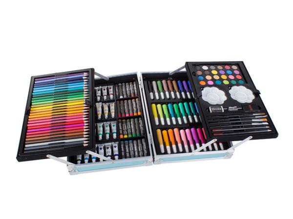 Kleur en Tekenset in  Koffer 145 Delig