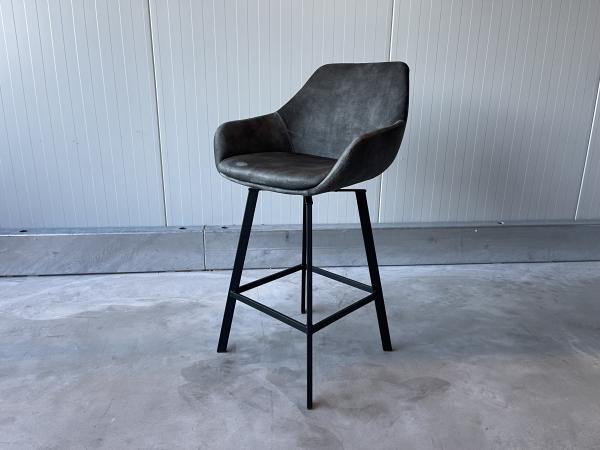 Barkruk ZH65 Roy (set van 4) Velvet - Velours - Groen