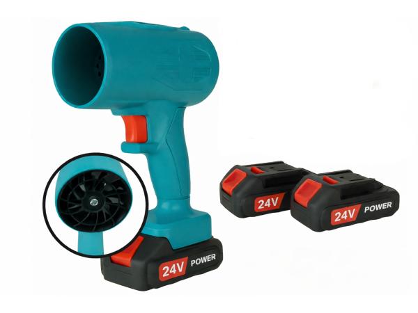 Accu Sneeuw/Bladblazer 24V - 2x 4.0Ah Accu- Kunststof koffer