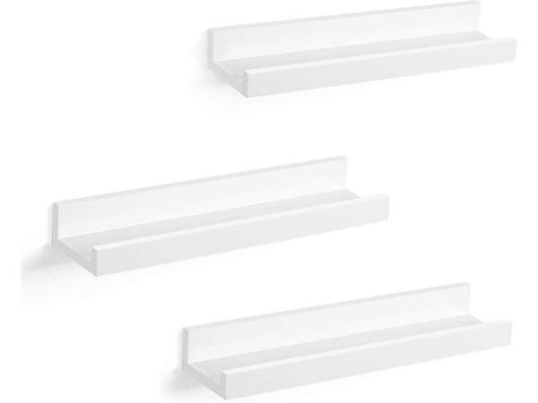iBella Living wandplanken set van 3 wit