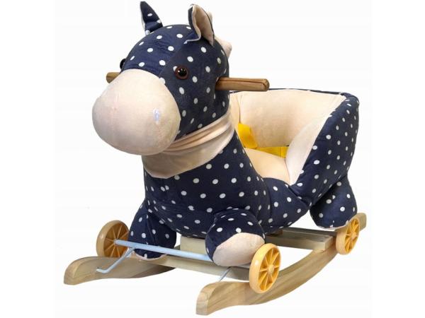 2-in-1 Schommeldier Met Wielen - Babyschommel met Geluid