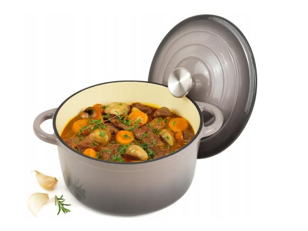 Geëmailleerde Gietijzeren Braadpan 4,2 L –24cm– Ovengeschikt