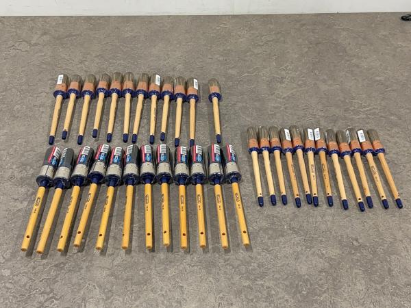 Verfkwasten diverse set 36-delig