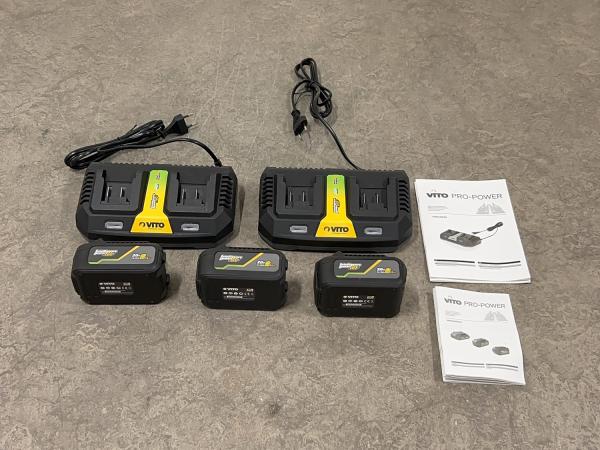 Vito accu en lader set 5-dellig 20V