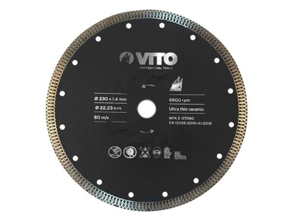 2x Vito doorslijpschijf ø230mm Ultra Thin Ceramic