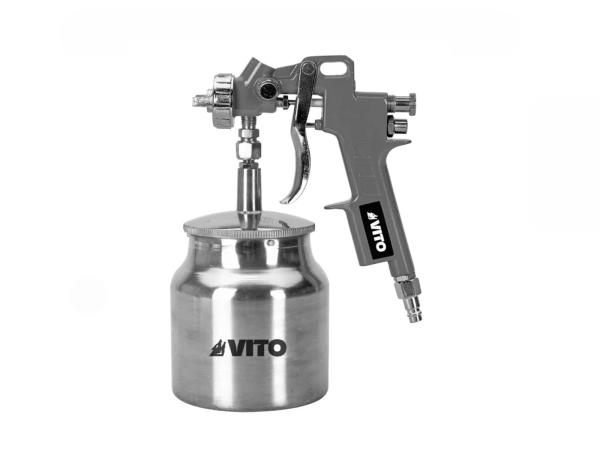 4x Vito verfspuitpistool 1L 3-5 bar