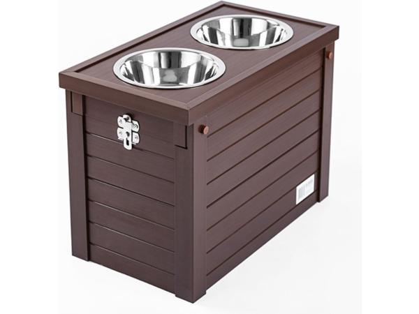 New Age Pet  Voerbakstandaard met opbergruimte 31,5x56x38cm