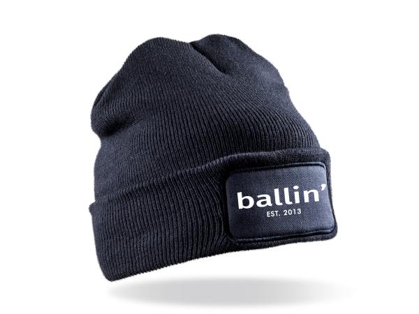 Ballin Est. 2013 beanie unisex navy blauw