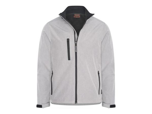 Cappuccino Italia Softshell Zip Jacket Grijs - XXL