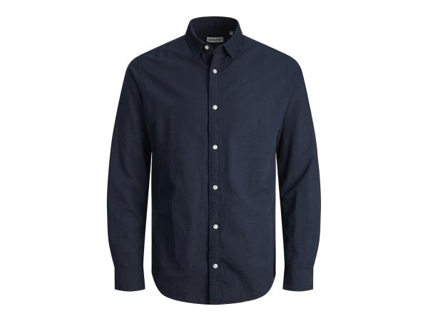 Jack &amp; Jones Linen Blend Overhemd Navy Blazer - L