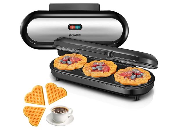 FOHERE 1200 W King Size wafelijzer