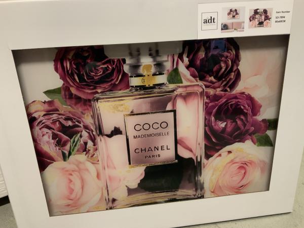 Glasschilderij Dior 60x80cm