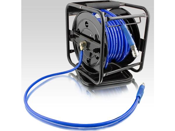 Persluchtslanghaspel 1/4 aansluiting 30 mtr 