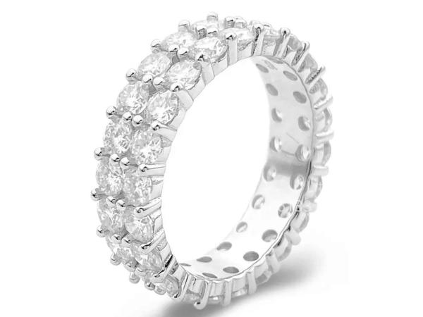 Alliance ring briljant Moissaniet 4.00 carat