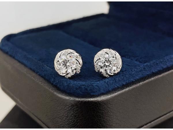 Diamant en Moissanite veiling ( IGI gecertificeerd )